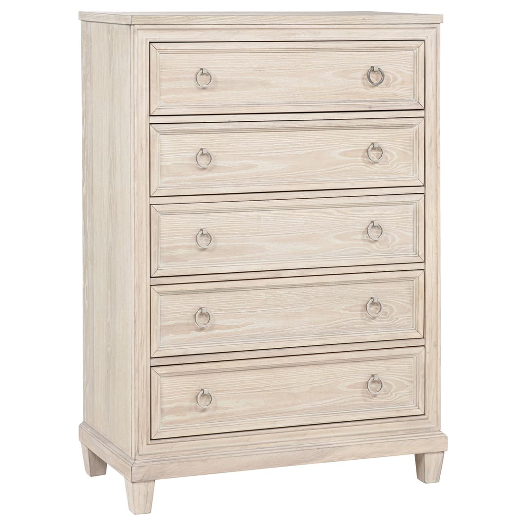 Pembroke 5-drawer Chest of Drawers Washed Oak