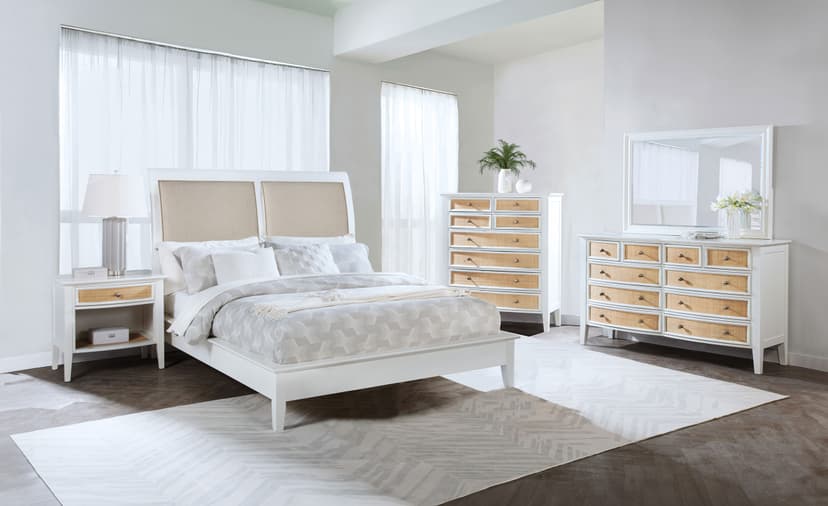 Bexhill 5-piece California King Bedroom Set White
