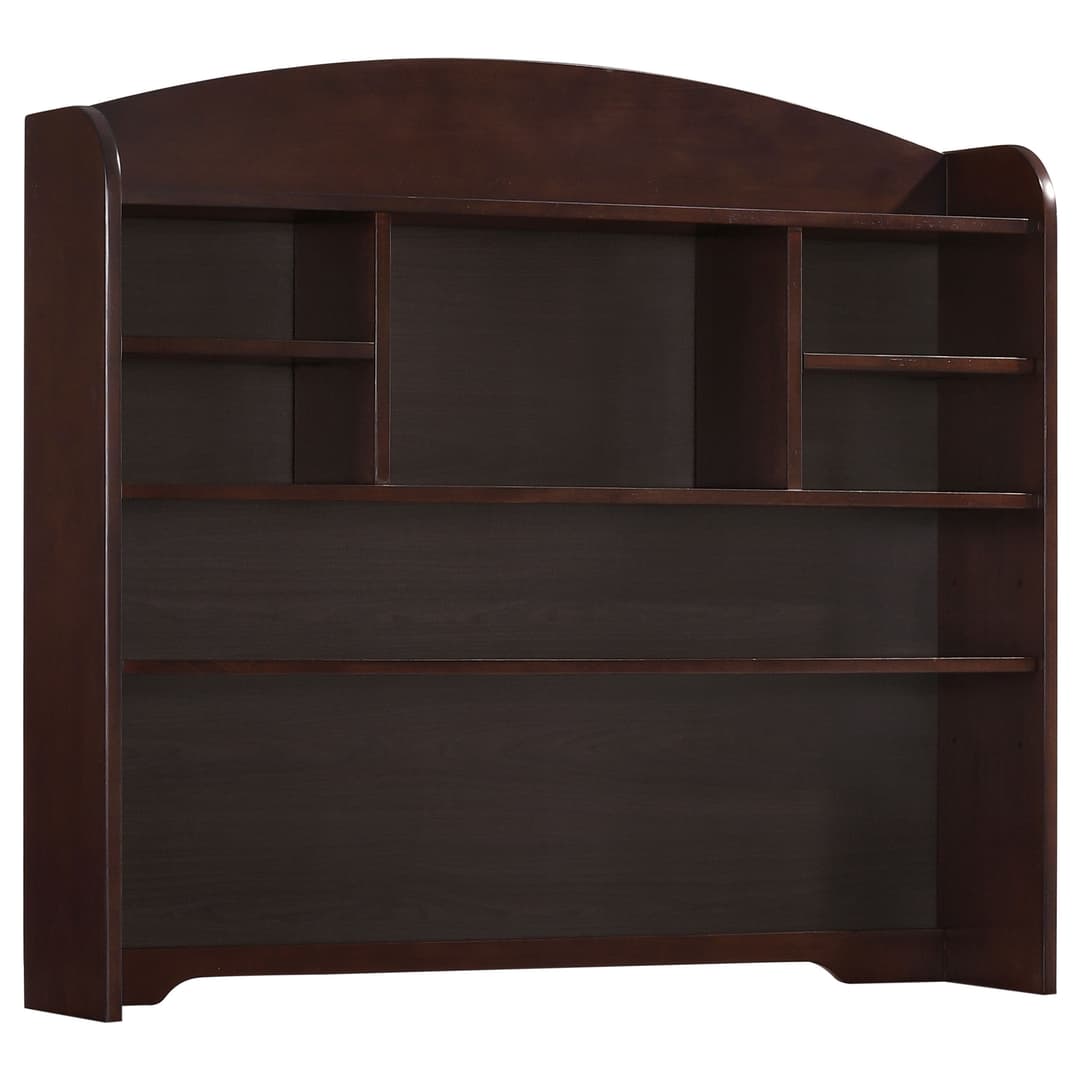 Phoenix Desk Hutch with Shelves Cappuccino